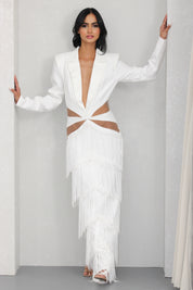 VESTIDO LARGO LEONOR BLANCO