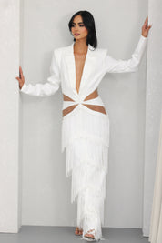 VESTIDO LARGO LEONOR BLANCO
