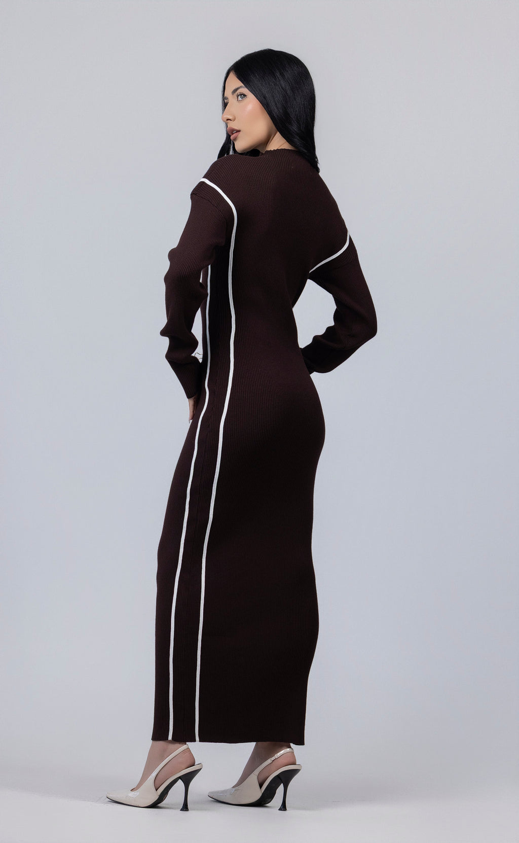 YEMINA BROWN DRESS