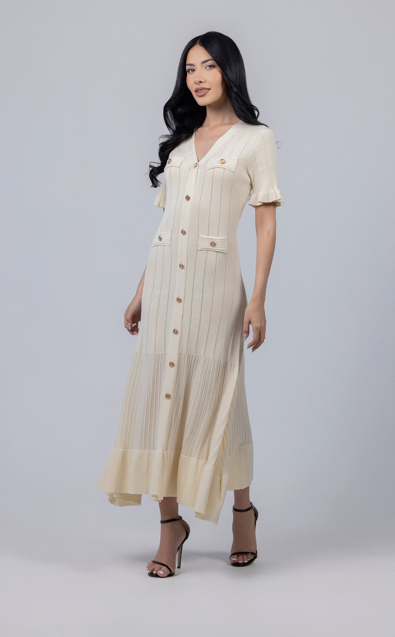 DARELE BEIGE DRESS