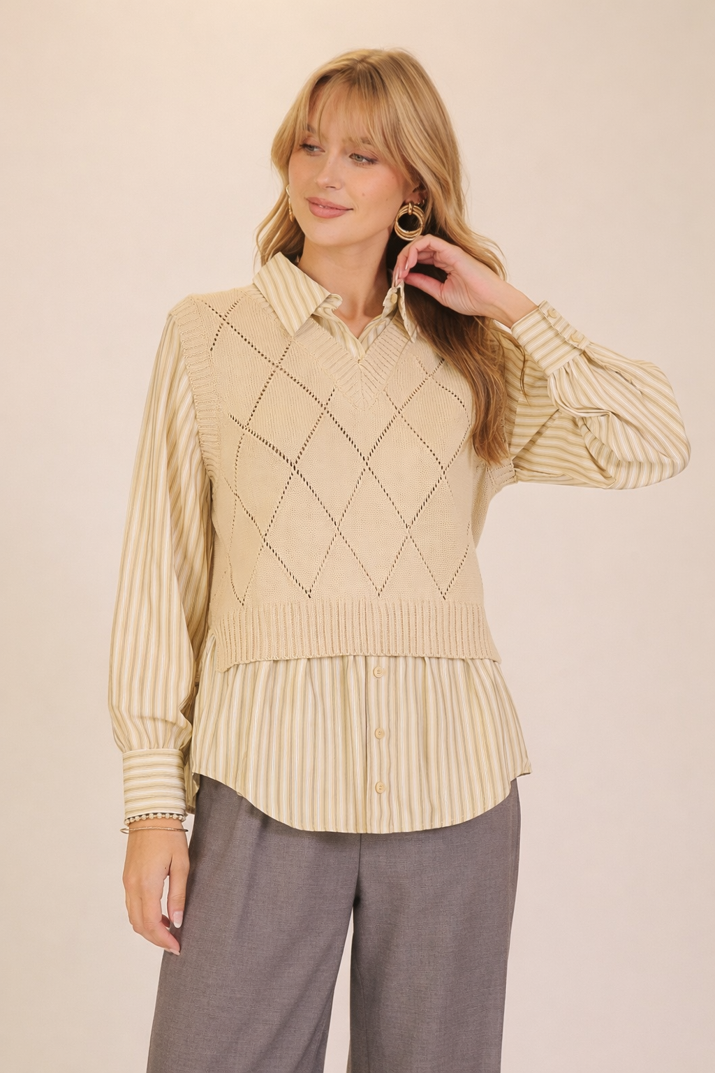 MONACO STRIPE SWEATER