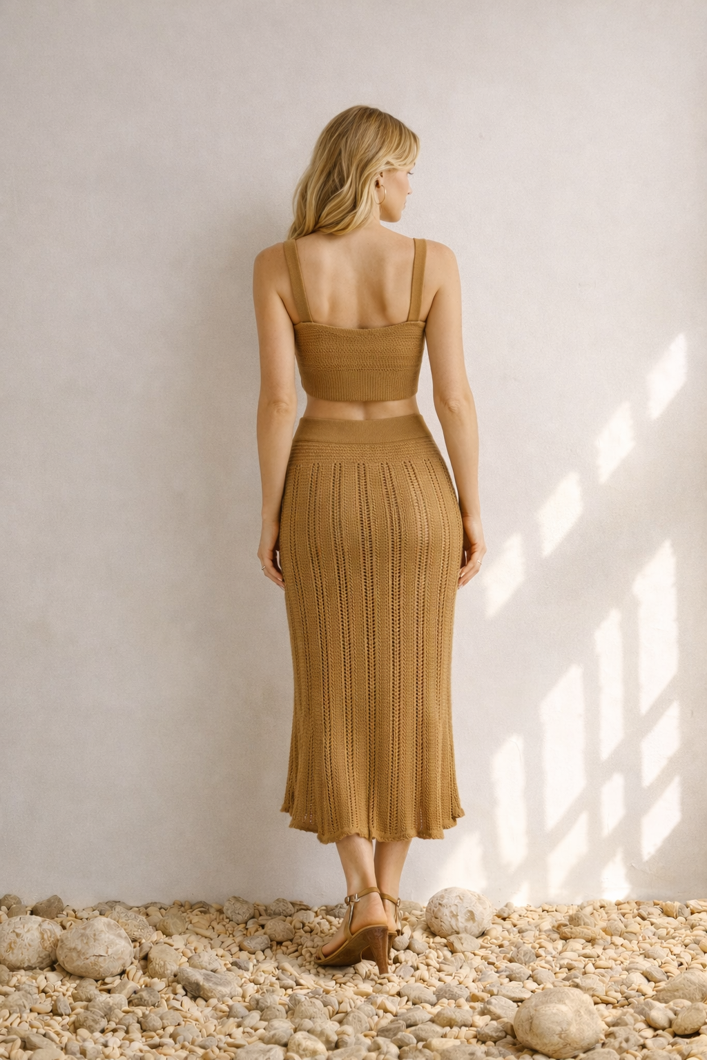 SOLARA TWO PIECE MIDI SKIRT SET