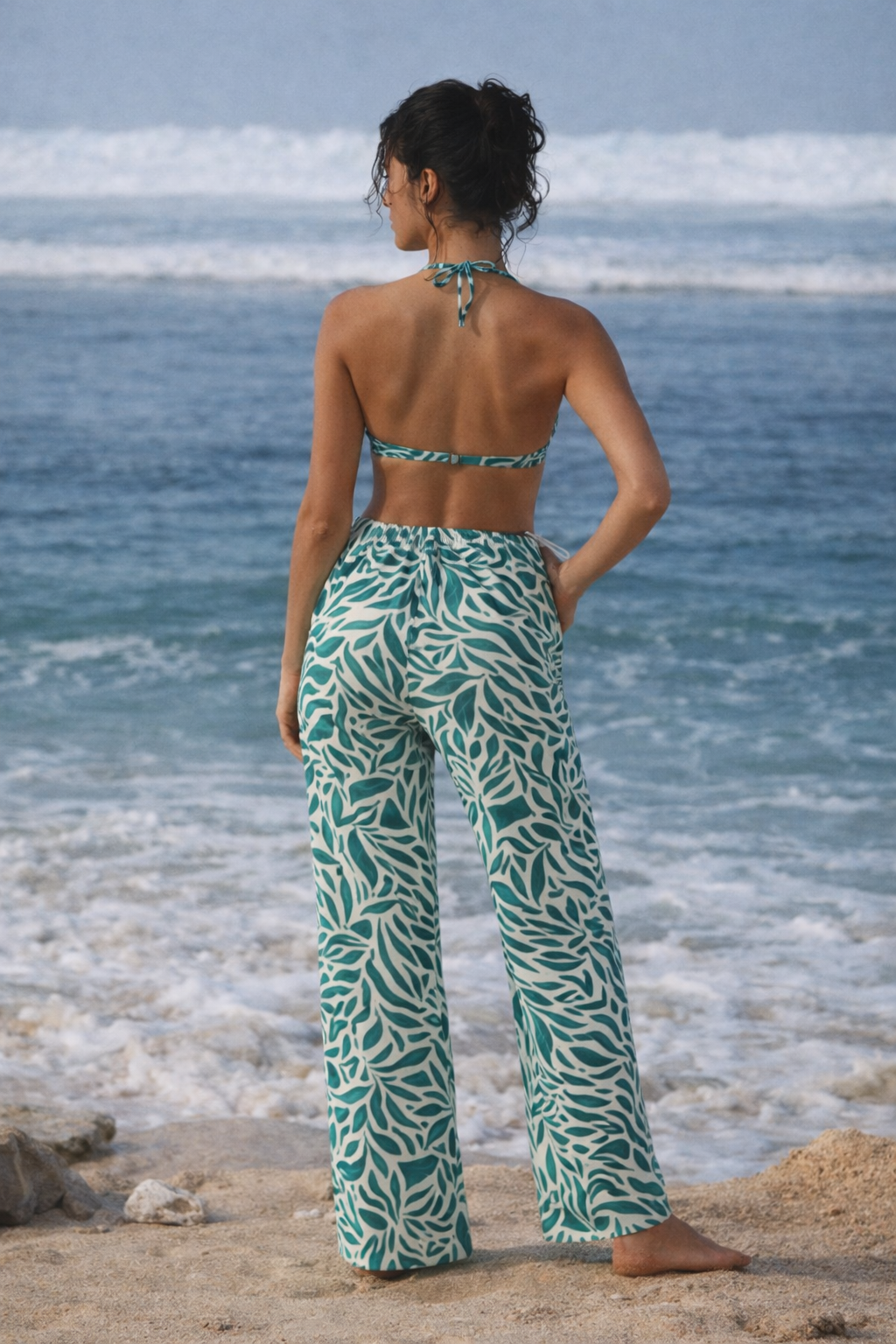 TULUM PALM PRINT SET