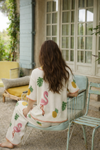 TROPICAL FLAMINGO LOUNGE SET