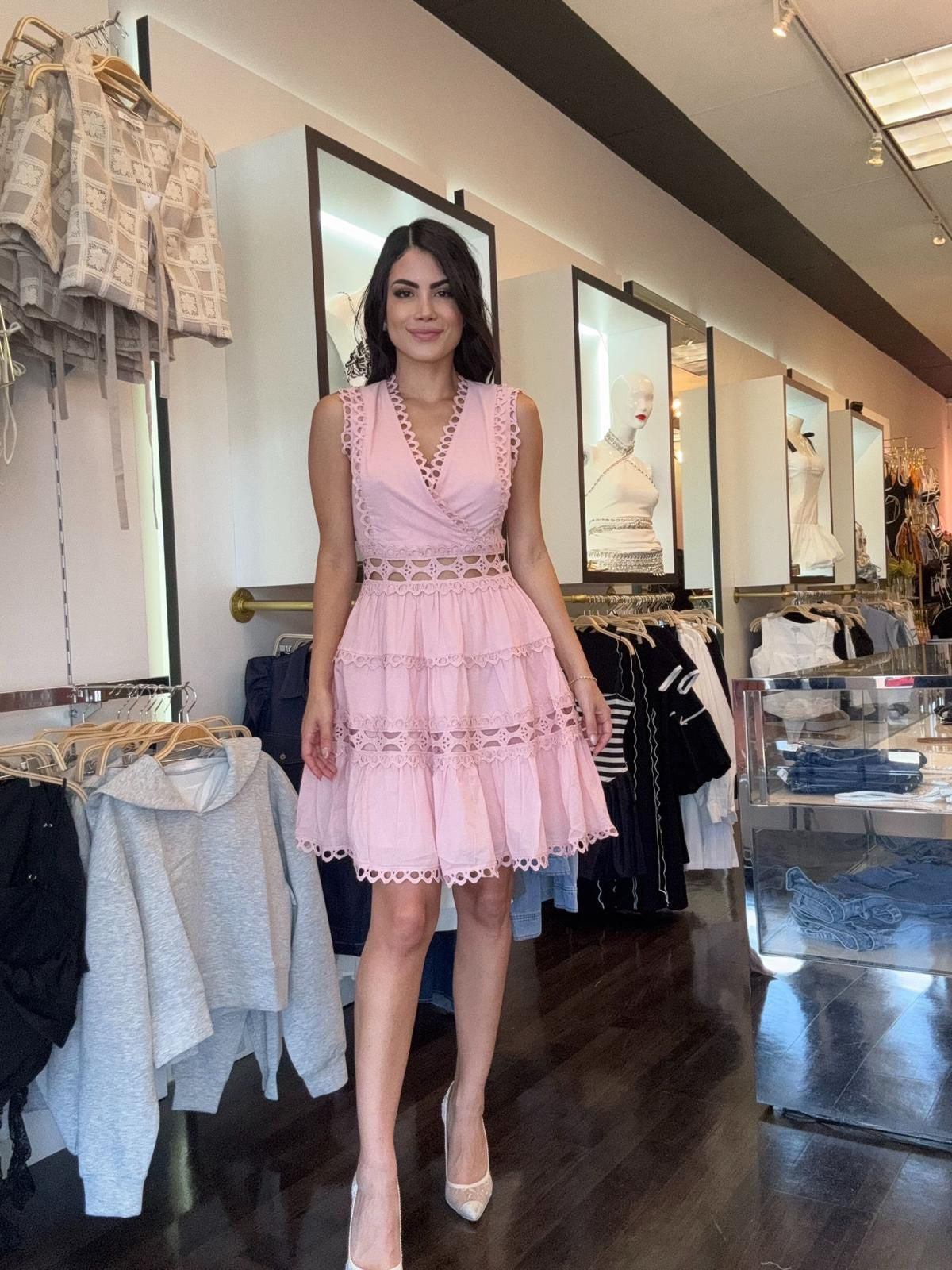 CLARISSA PINK DRESS