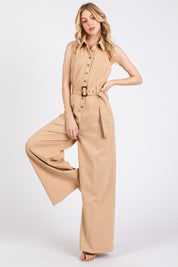 DASHA TAUPE JUMPSUIT