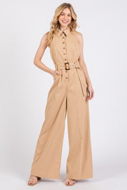 DASHA TAUPE JUMPSUIT
