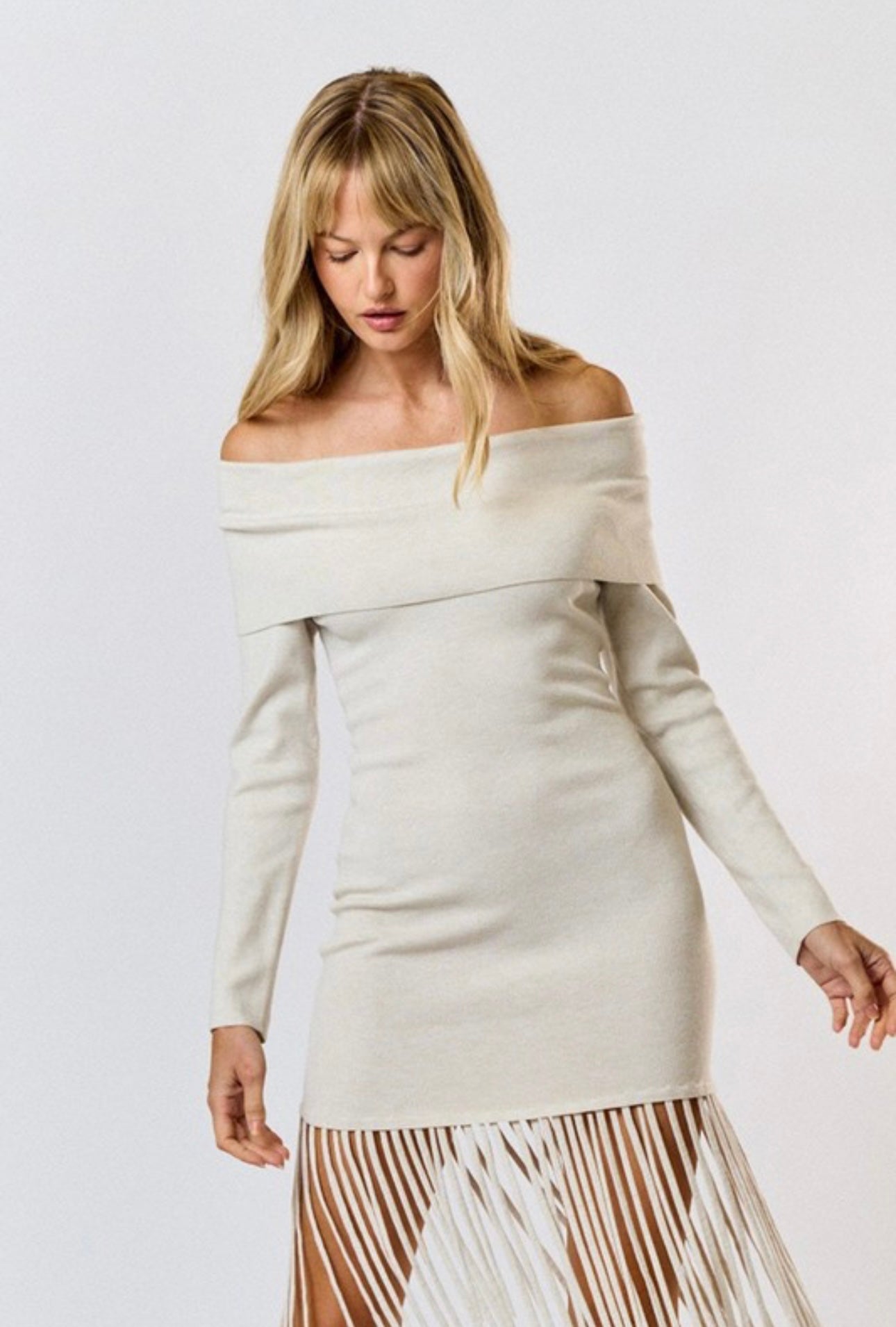 VESTIDO CREMA LAURA