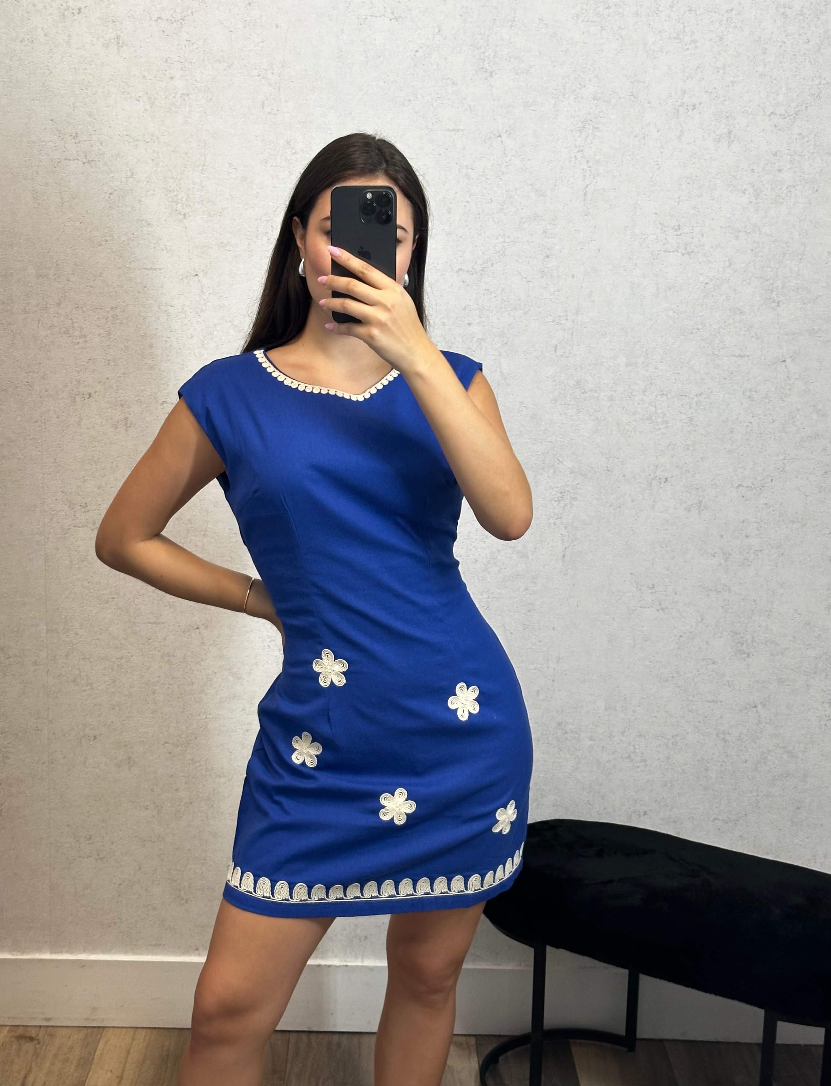 ELIANA NAVY DRESS