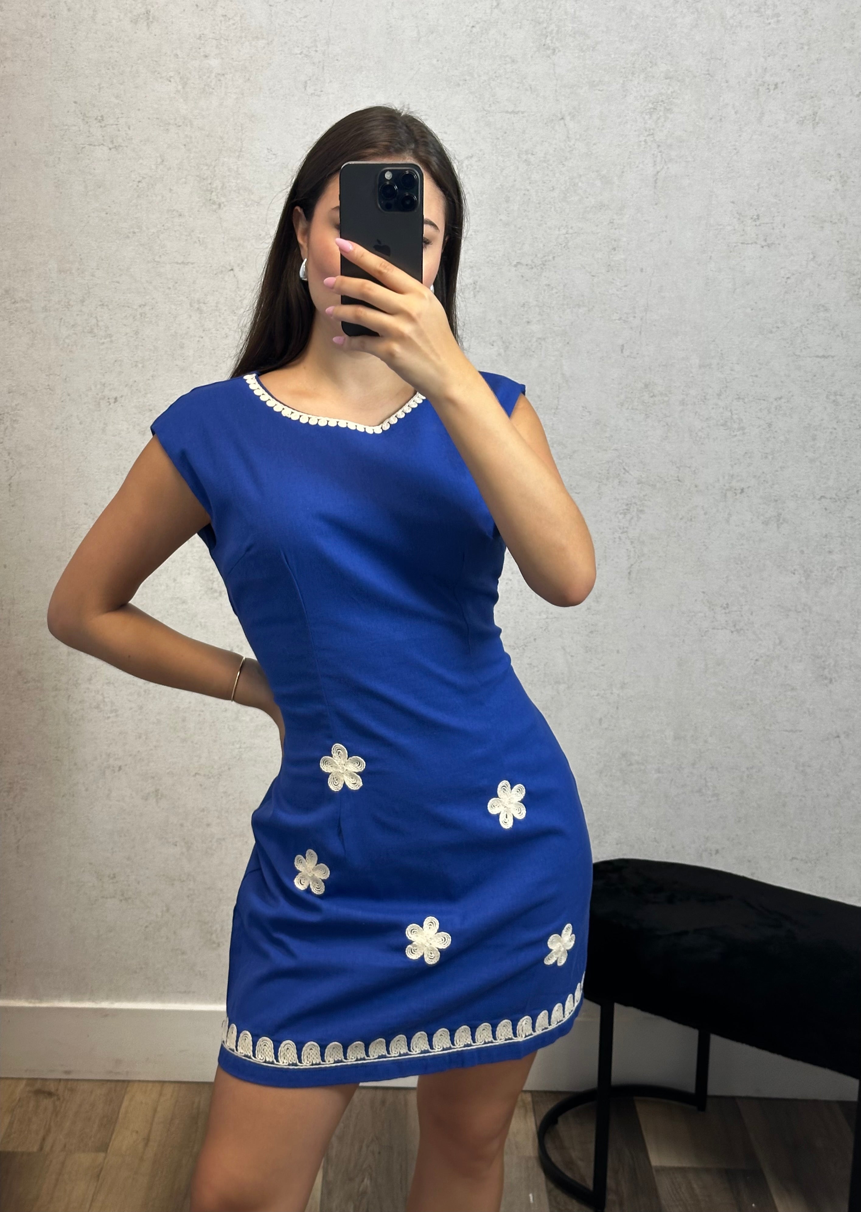 ELIANA NAVY DRESS