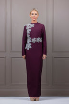 LIDIA WINE DRESS